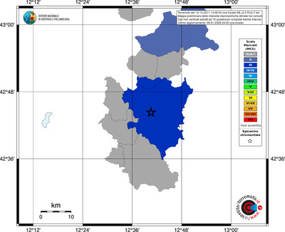 Mappa MCS - territori comuni