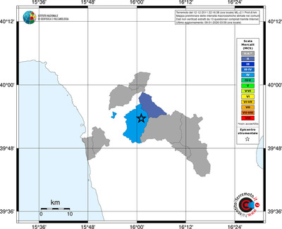 Mappa MCS - territori comuni