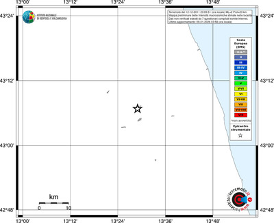 Mappa EMS - territori località