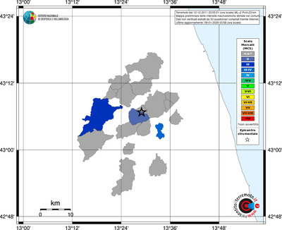 Mappa MCS - territori comuni