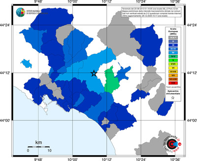 Mappa EMS - territori comuni