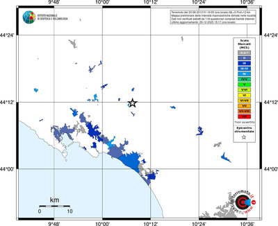 Mappa MCS - territori località