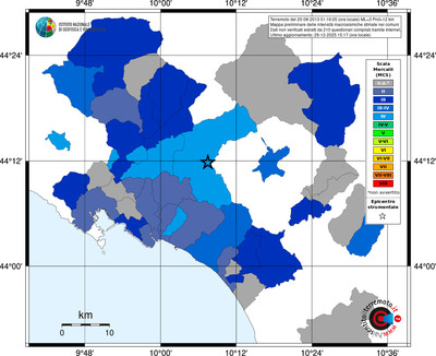 Mappa MCS - territori comuni