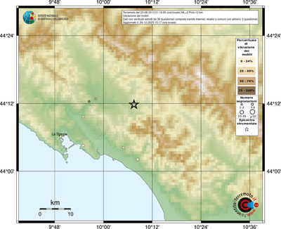 Mappa comuni con almeno 3 questionari