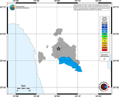 Mappa MCS - territori comuni