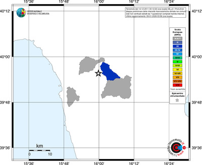 Mappa EMS - territori comuni