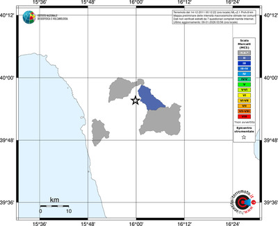 Mappa MCS - territori comuni