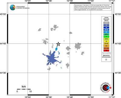Mappa MCS - territori località
