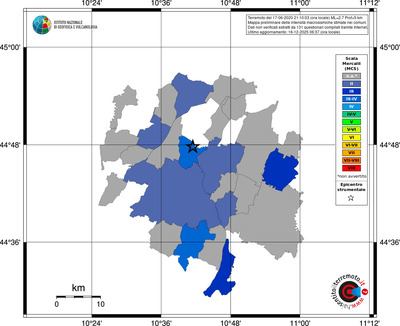 Mappa MCS - territori comuni
