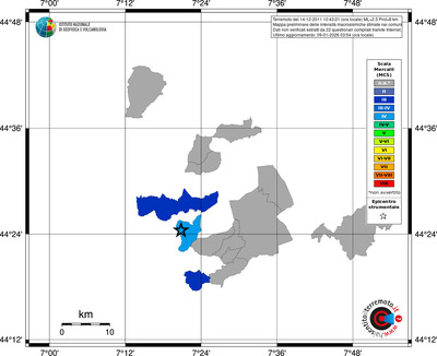 Mappa MCS - territori comuni