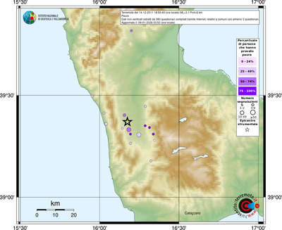 Mappa comuni con almeno 3 questionari