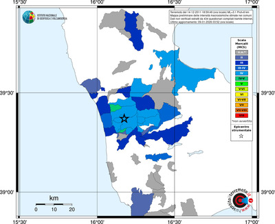 Mappa MCS - territori comuni