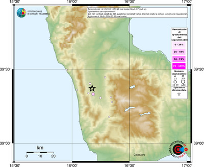 Mappa comuni con almeno 3 questionari