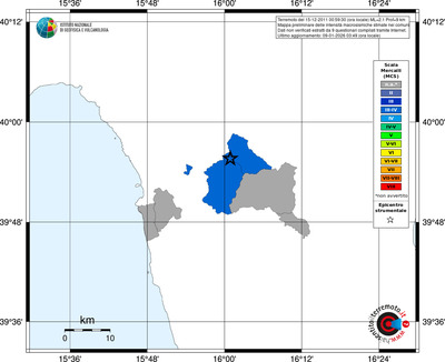Mappa MCS - territori comuni