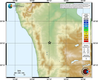Mappa EMS - località