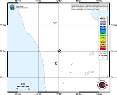 Mappa MCS - territori località