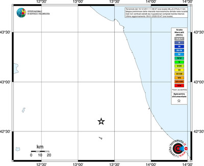 Mappa MCS - territori località