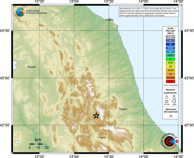 Mappa MCS - località