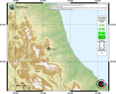 Mappa comuni con almeno 3 questionari
