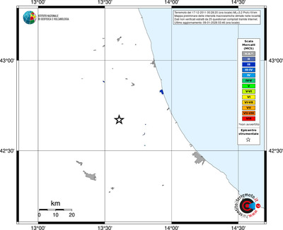 Mappa MCS - territori località