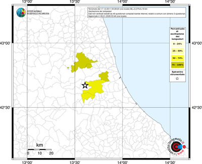 Mappa territorio comunale con almeno 3 questionari