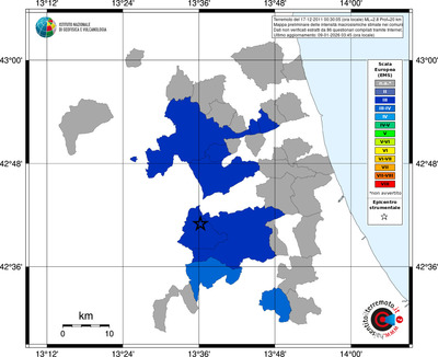 Mappa EMS - territori comuni