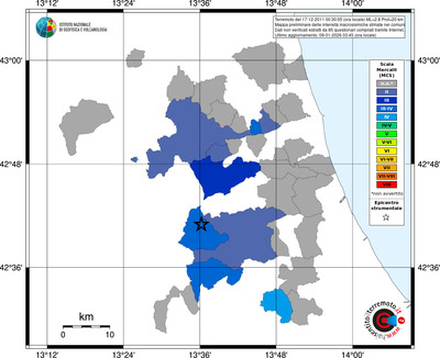 Mappa MCS - territori comuni