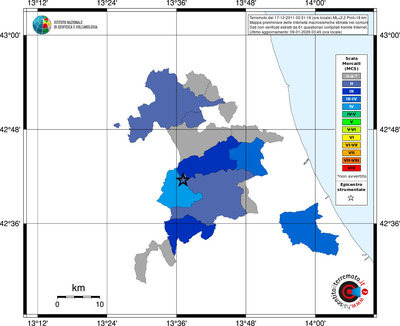 Mappa MCS - territori comuni