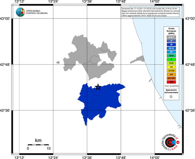 Mappa EMS - territori comuni