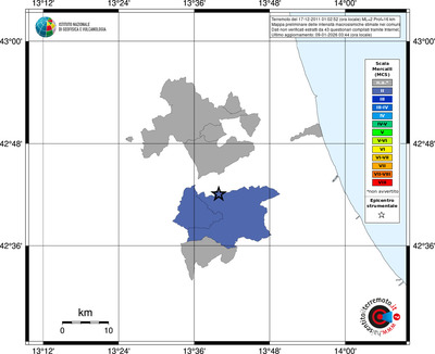 Mappa MCS - territori comuni