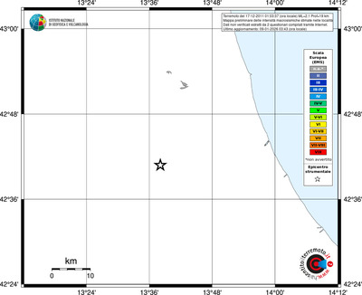 Mappa EMS - territori località