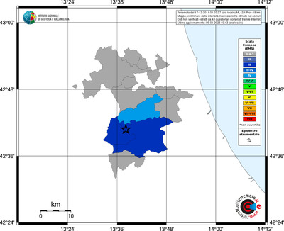 Mappa EMS - territori comuni