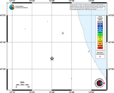 Mappa EMS - territori località