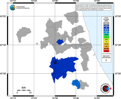 Mappa EMS - territori comuni