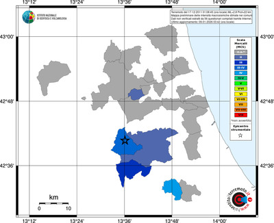 Mappa MCS - territori comuni