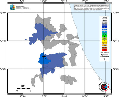 Mappa MCS - territori comuni
