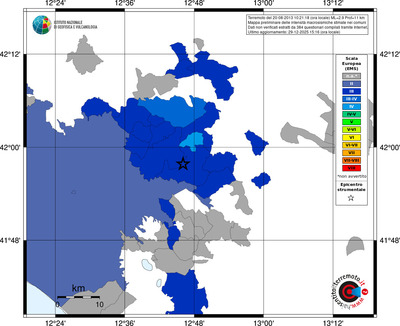 Mappa EMS - territori comuni
