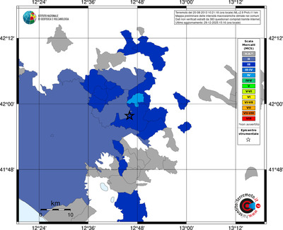 Mappa MCS - territori comuni