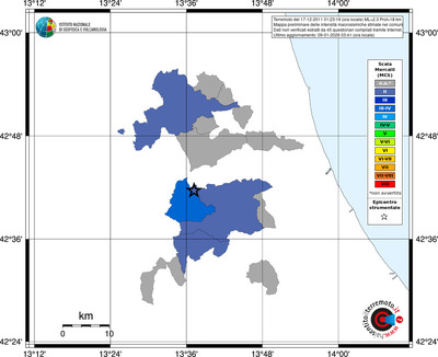 Mappa MCS - territori comuni