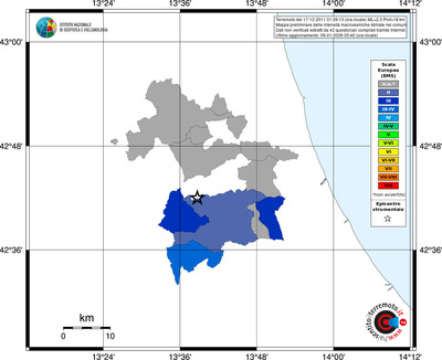 Mappa EMS - territori comuni