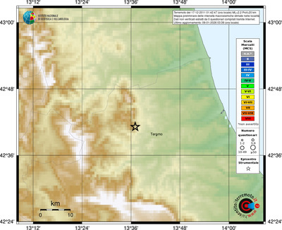 Mappa MCS - località