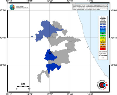 Mappa EMS - territori comuni