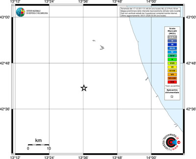 Mappa MCS - territori località