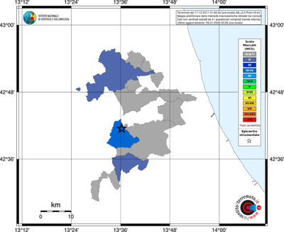 Mappa MCS - territori comuni