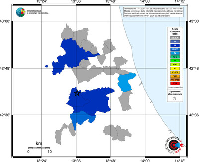 Mappa EMS - territori comuni