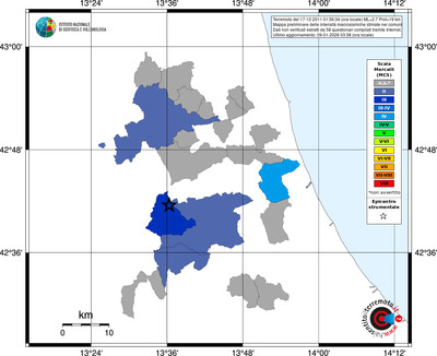 Mappa MCS - territori comuni