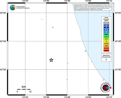 Mappa EMS - territori località