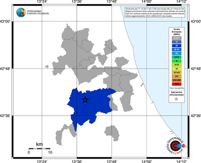 Mappa EMS - territori comuni