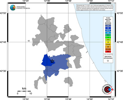 Mappa MCS - territori comuni
