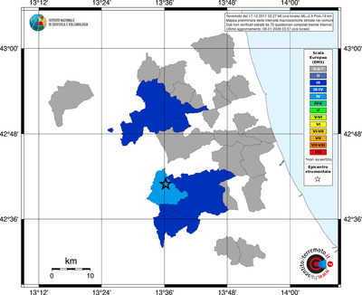 Mappa EMS - territori comuni